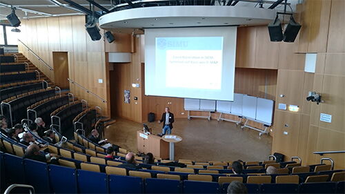 Vorstellung des SIMU-Projektes im großen Auditorium
