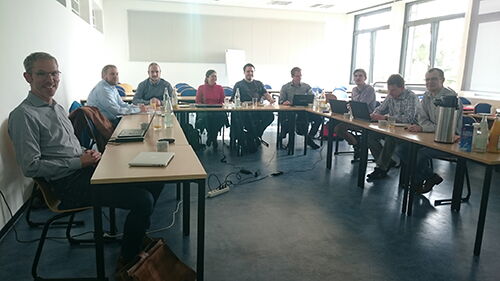 Abbildung: Projektmeeting in Hannover mit voller Team-Stärke