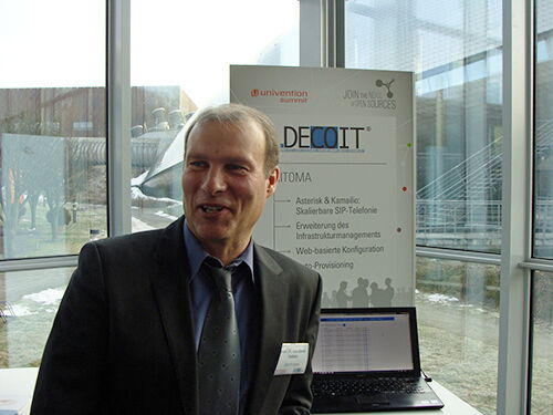 Abbildung 3: Stand der DECOIT GmbH beim Univention Summit 2017