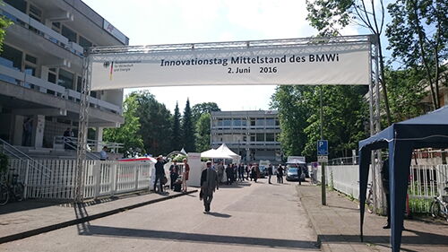 Abbildung 1: Eingang zum Innovationstag Mittelstand beim AiF