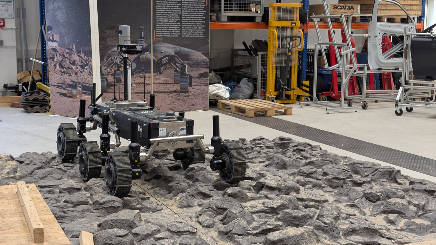 Abbildung 1: Roboter für die Erkundung von Mond-/Marsoberflächen