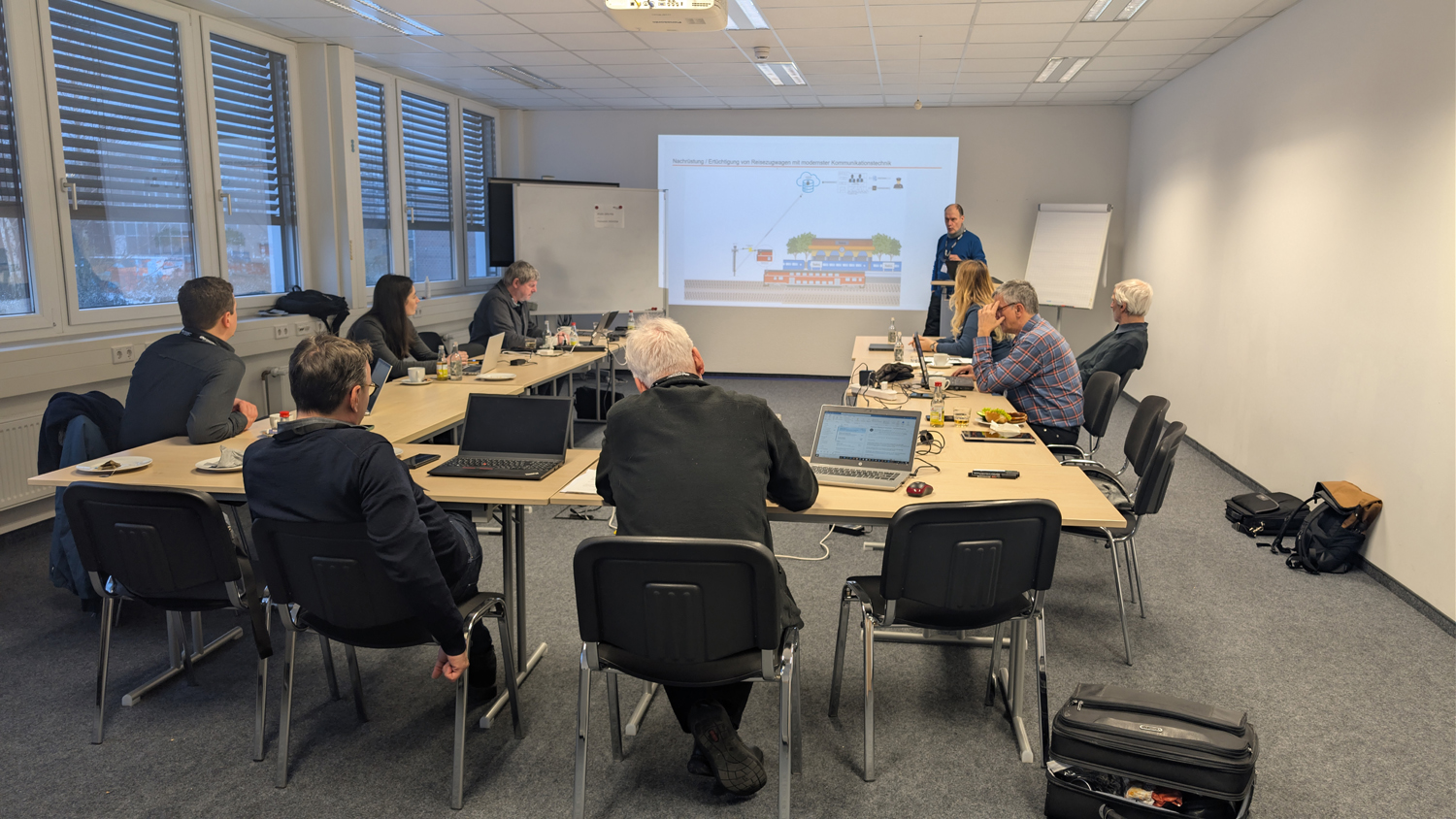 Abbildung 2: Vorstellung der LANTECH-Szenarien im Konsortialtreffen