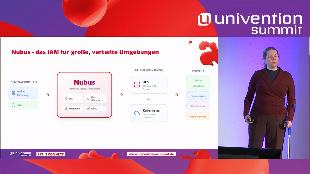 Abbildung 4: Daniela Grebe stellt Nubus vor