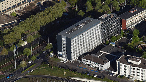 Bundesamt für Sicherheit in der Informationstechnik, Godesberger Allee 185–189, Bad Godesberg: Luftaufnahme, Quelle: de.wikipedia.org, Autor: Wolkenkratzer