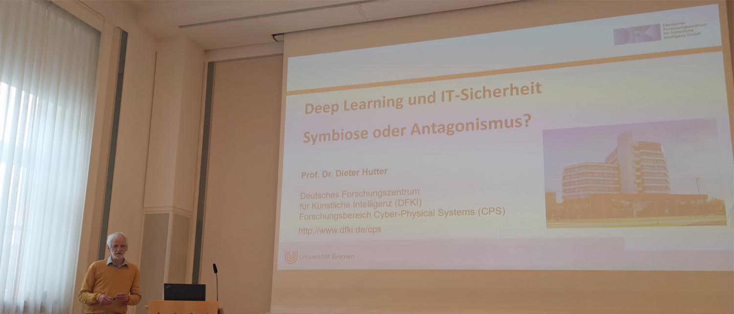 Abbildung 3: Fachvortrag von Prof. Dr. Dieter Hutter vom DFKI