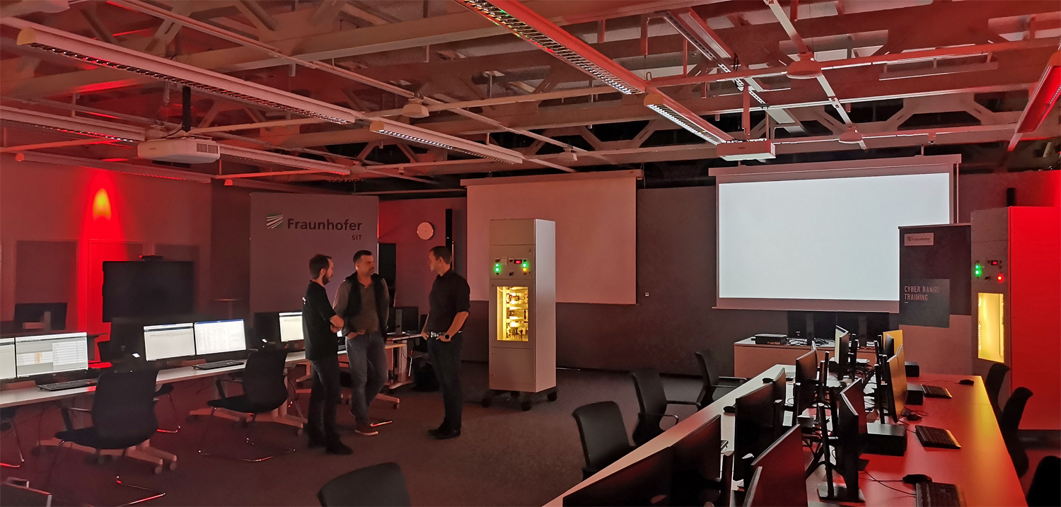 Abbildung 2: Cyber-Range des Fraunhofer SIT zum Training von Angriffserkennung und Cyberabwehr