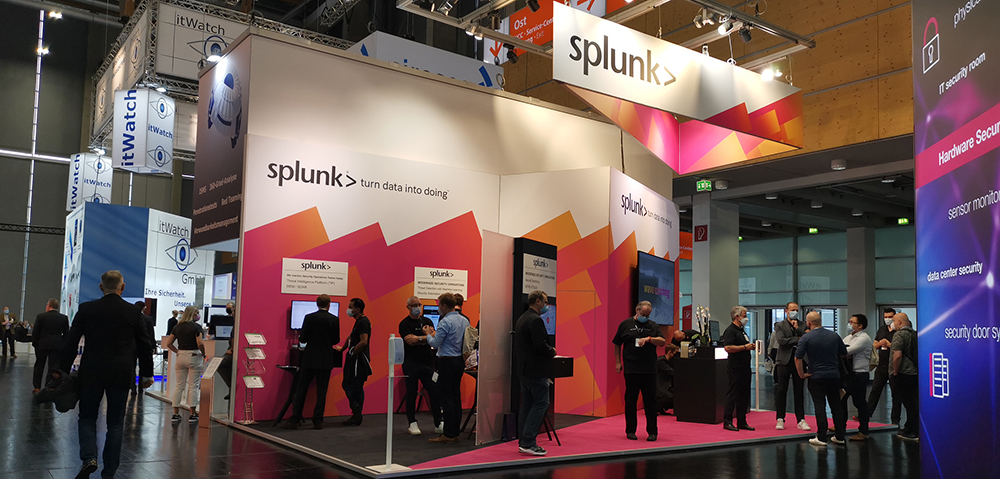Abbildung 5: SIEM-Hersteller Splunk auf der it-sa 2021