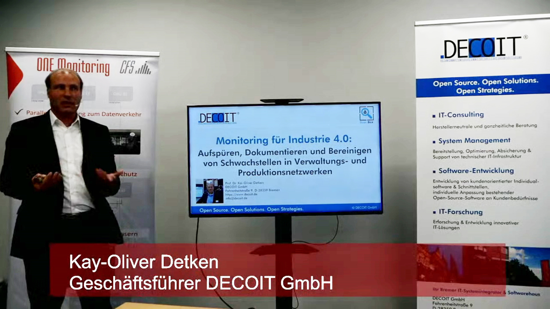 Abbildung 2: Livestream-Präsentation der ScanBox-Appliance durch Kai-Oliver Detken