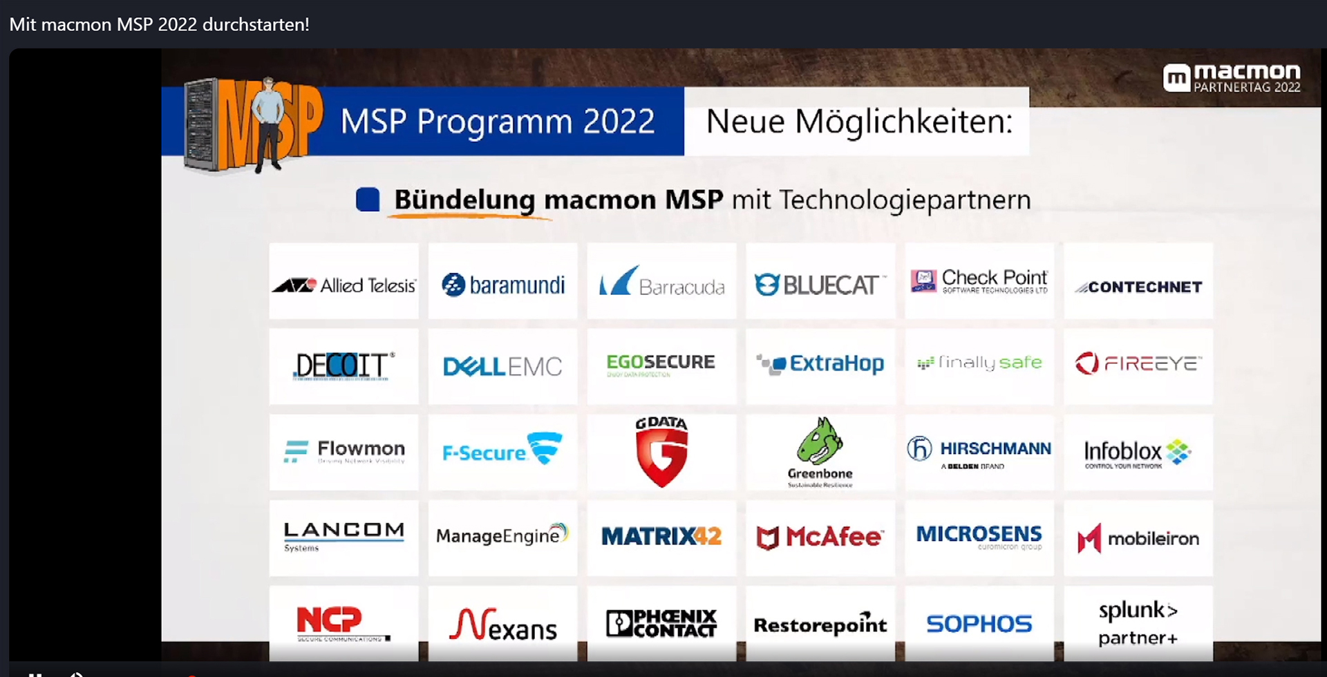 Abbildung 5: Technologiepartner von macmon secure in der Übersicht