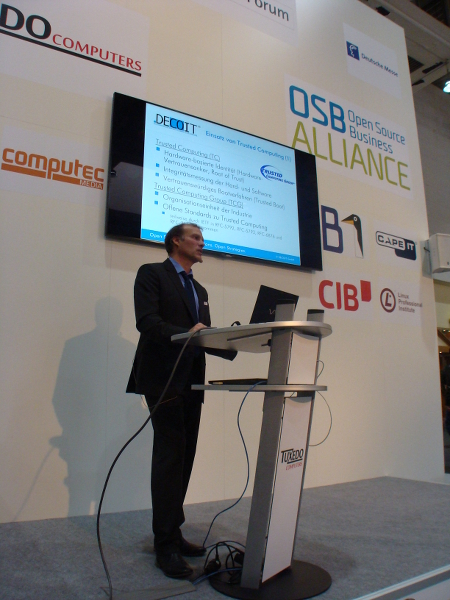 Vortrag im Open Source Forum zum Thema Smart-Metering